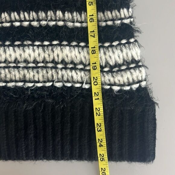 NWOT Topshop ASOS knitted multi stitch jumper in mono Size S - Picture 7 of 12